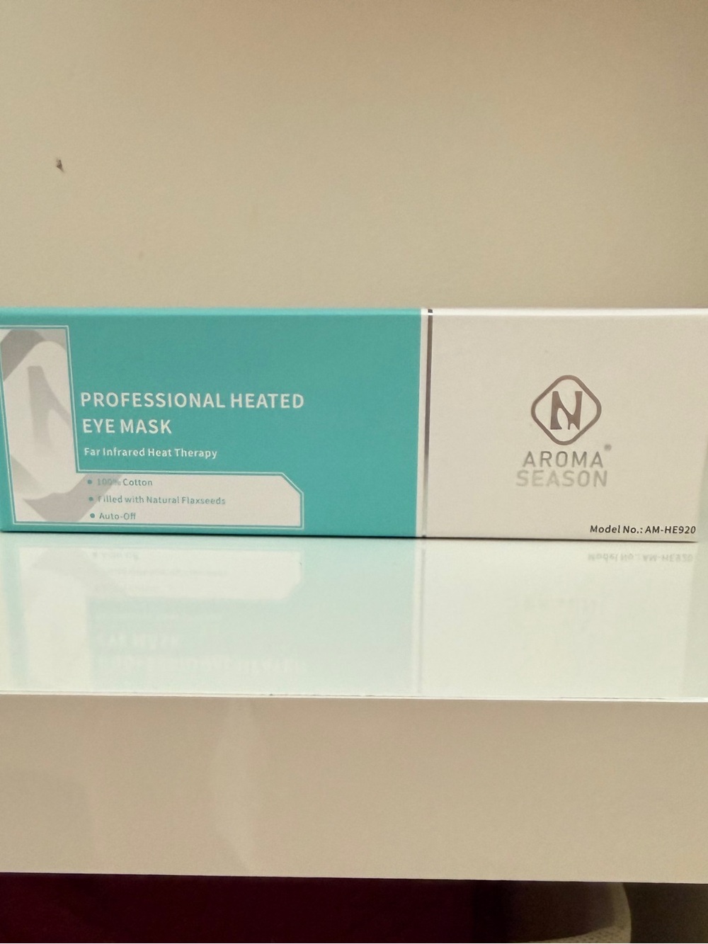 Professional Heated Eye Mask - Teal/White